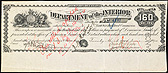 Concession de terre annul�e, valeur de 160�dollars, �mise le 23�juin�1894, RG�15-D-II-8-f, volume�1395