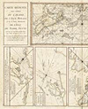 Series of maps entitled CARTE  RÉDUITE DES CÔTES DE L'ACADIE, DE L'ISLE ROYALE ET DE LA PARTIE MÉRIDIONALE DE L'ISLE DE TERRE-NEUVE, 1746-1751