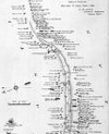 Map entitled KNOWN WRECKS ON SABLE ISLAND, 1882, revised 1923