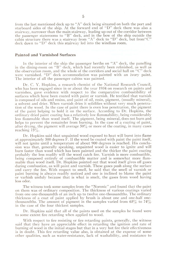 Report of Court of Investigation into the Circumstances Attending the Loss of the S.S. 