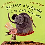 Couverture du livre, RECETTE D'ÉLÉPHANT À LA SAUCE VIEUX PNEU