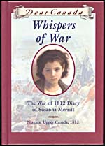 Cover of, WHISPERS OF WAR: THE WAR OF 1812 DIARY OF SUSANNA MERRITT