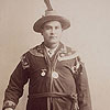 Photograph of John Sark, Chief of the Prince Edward Island Mi'kmaq, Halifax, Nova Scotia, circa 1910-1920