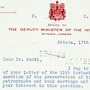 Correspondence, photographs and news clippings regarding the preservation of totem poles in British Columbia by the federal government, 1898. RG 10, volume 4086, file 507,787, 46 pages