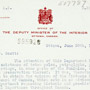 Correspondence, photographs and news clippings regarding the preservation of totem poles in British Columbia by the federal government, 1898. RG 10, volume 4086, file 507,787, 46 pages